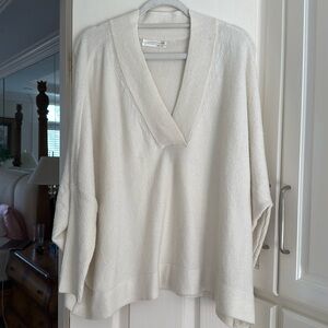 Anthropologie winter white sweater